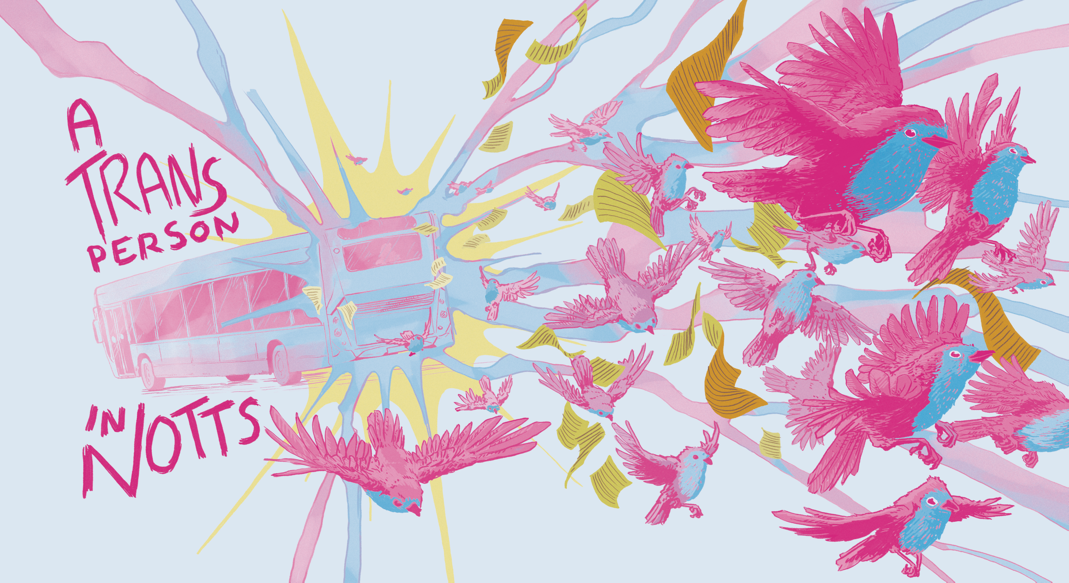 A Trans Person In Notts Illustration Jim Brown 1