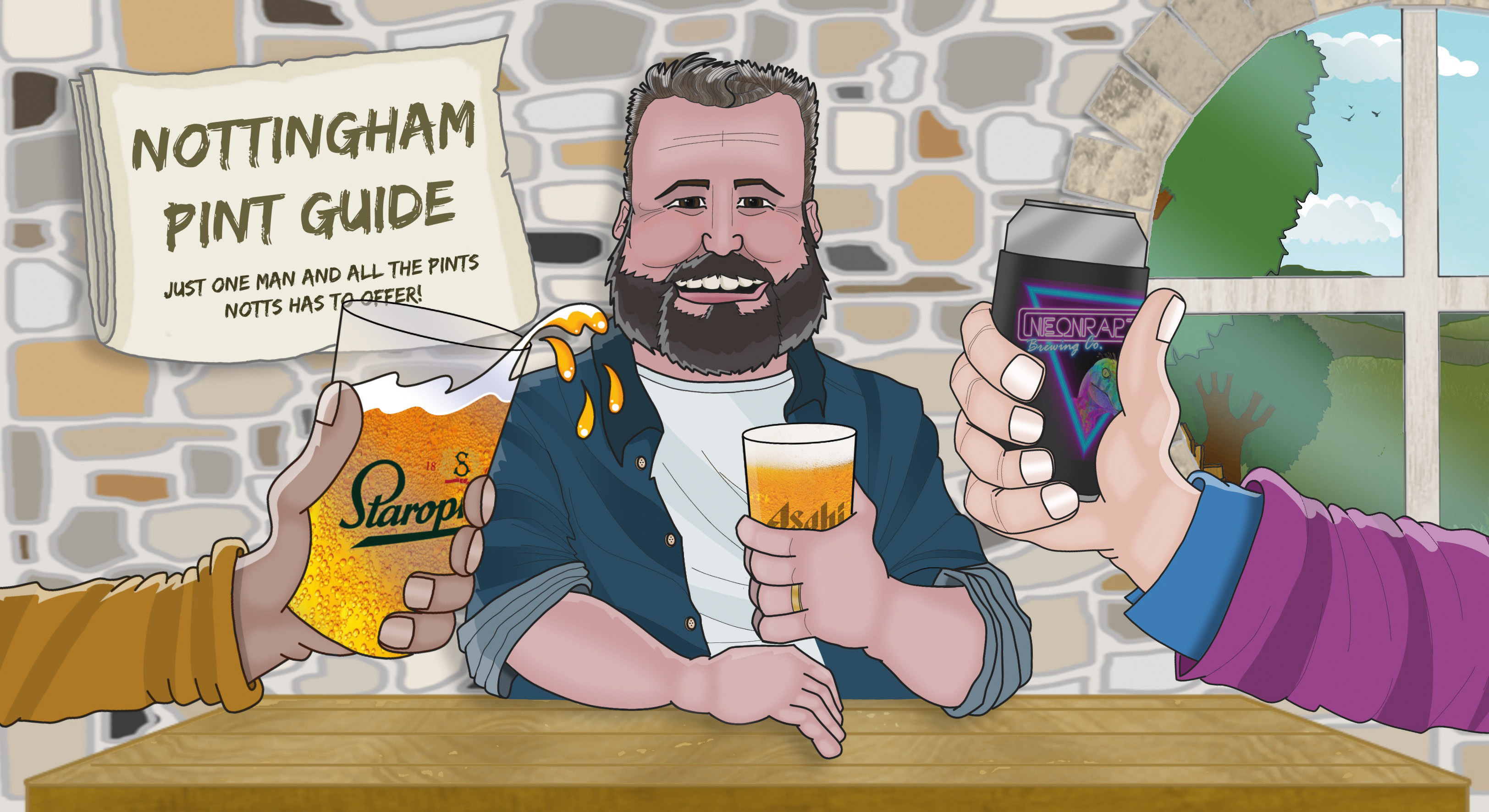 Nottingham Pint Guide Illustration Leftlion Oct 25 Edit 15.9.25 (1) (1)