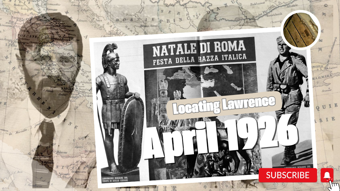 Locating Lawrence April 1926 Thumb