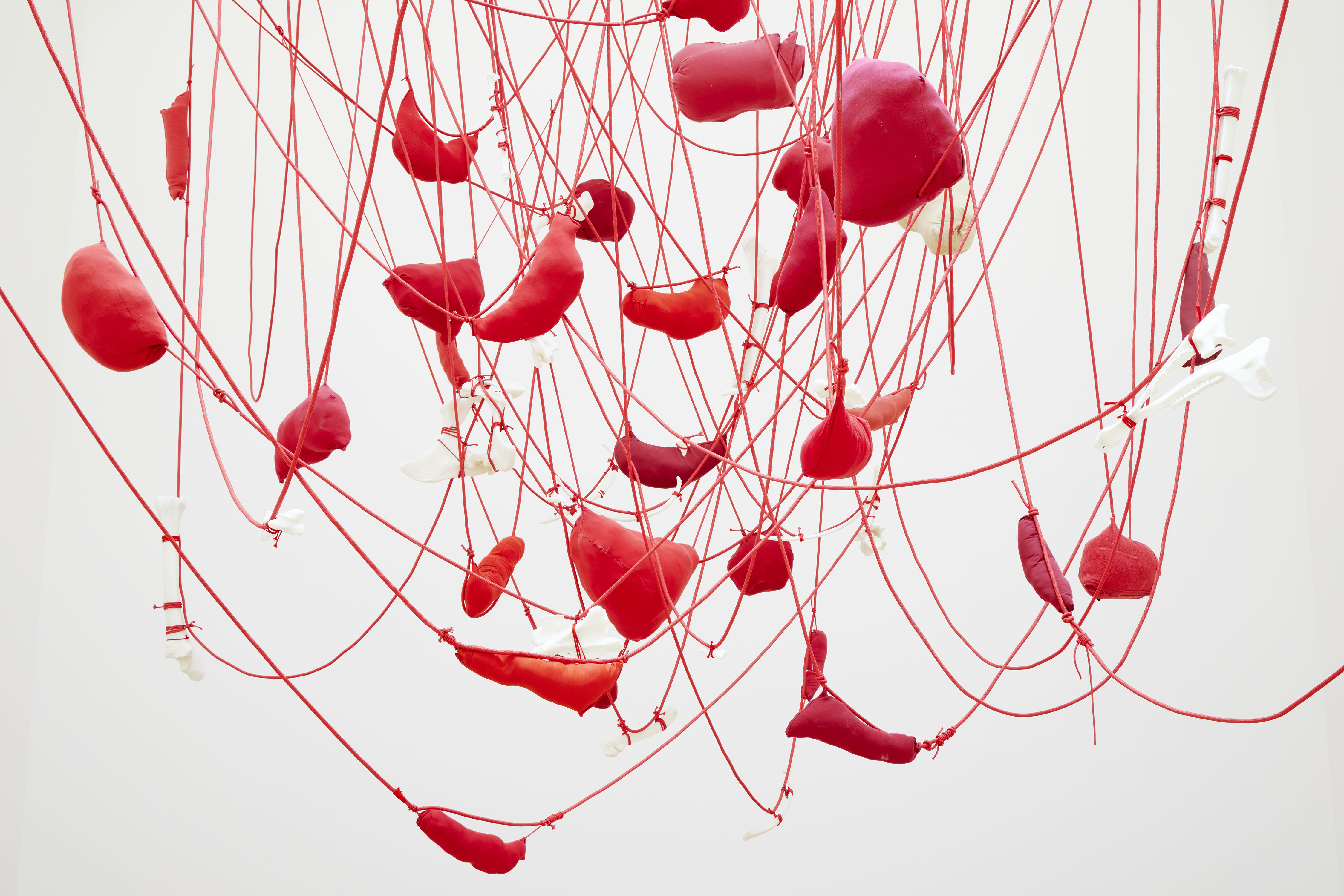 Eva Koťátková How Many Giraffes Are In The Air We Breath Installation View At Nottingham Contemporary, 2023. Courtesy Nottingham Contemporary. Photo Stuart Whipps.