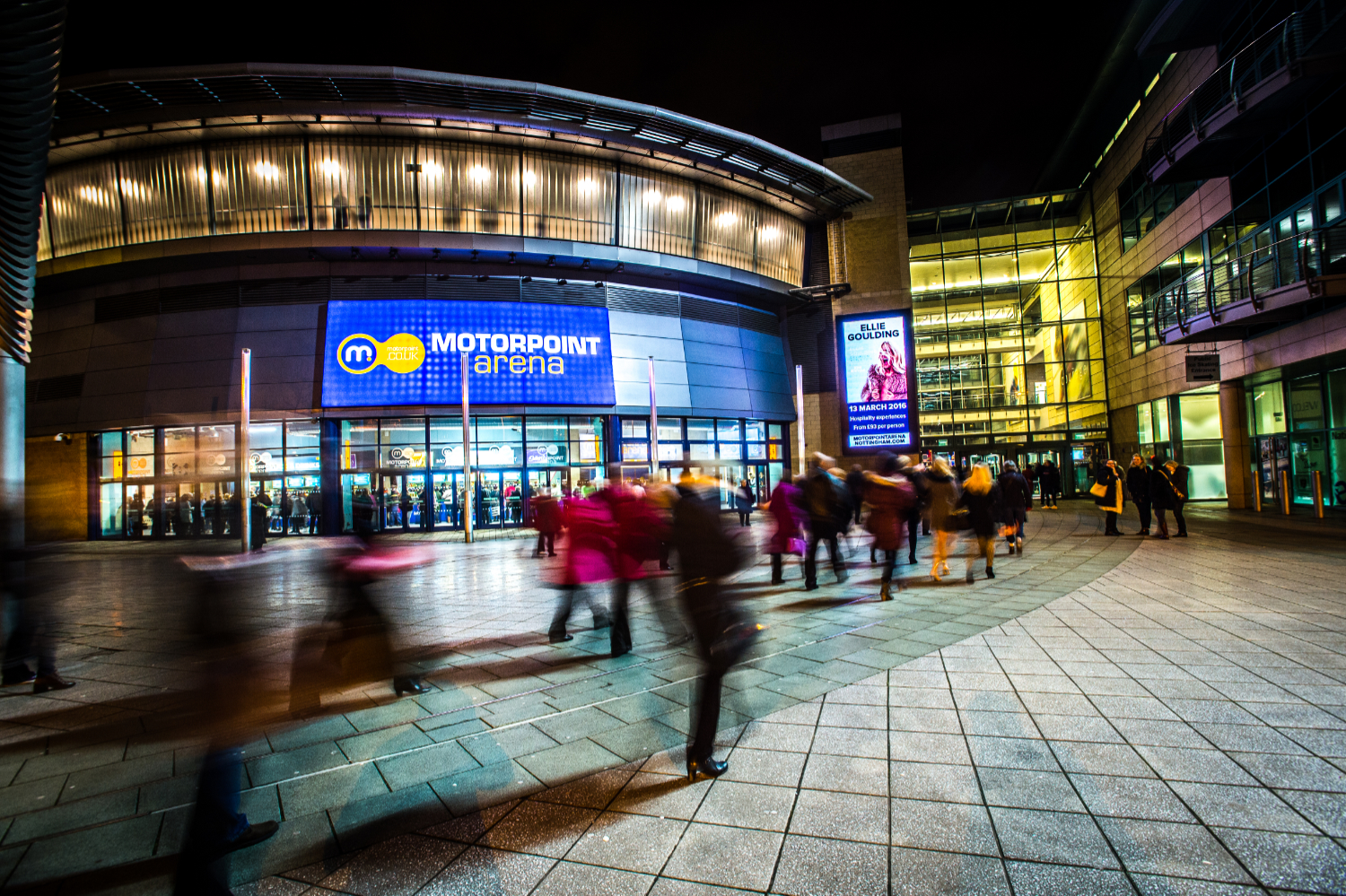 Nottingham Arene Nightime 1 Smaller