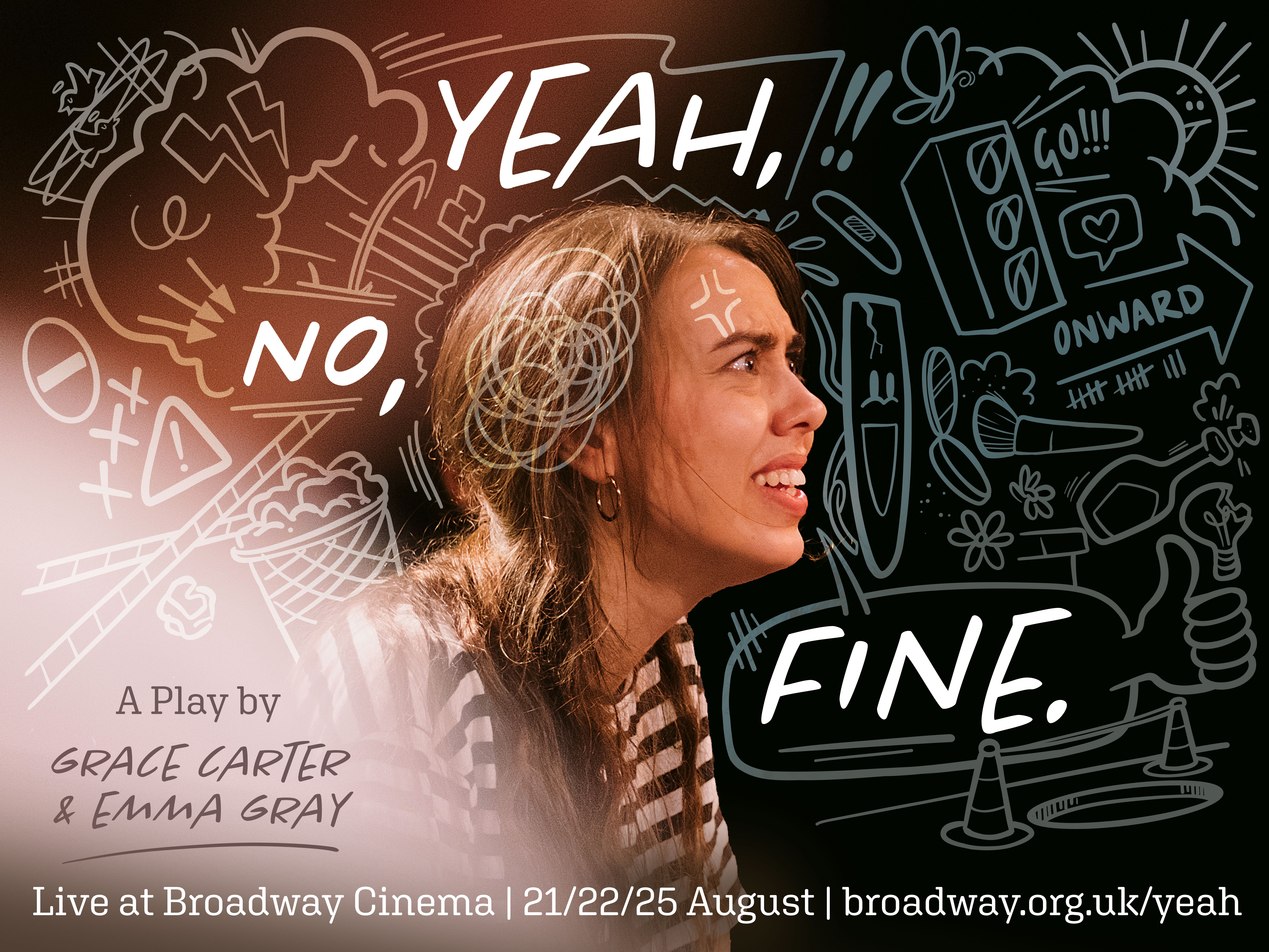 Yeah, No, Fine Poster 002