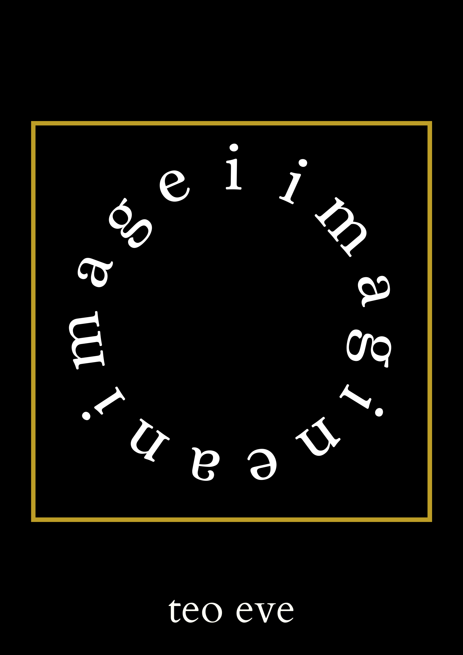 Teo Eve FINAL COVER I Imagine An Image Cover Art